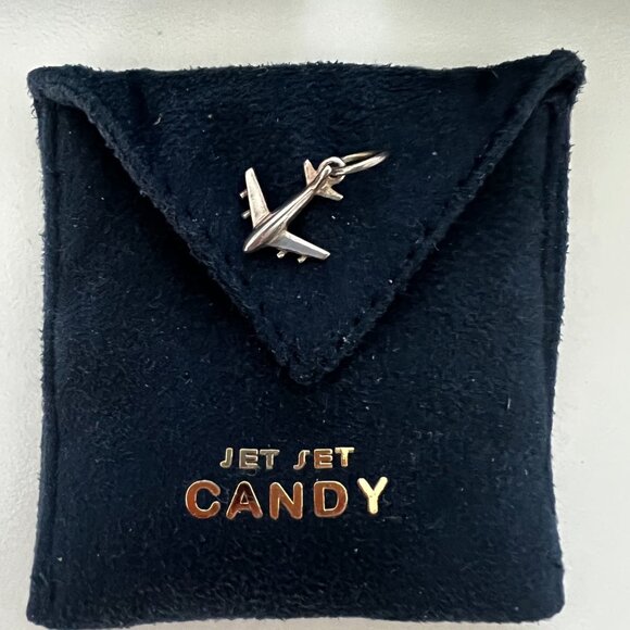 Mini Airplane Necklace Silver 925 by Jet Set Candy - Picture 5 of 7